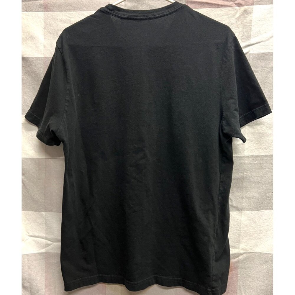 Guess Black Graphic T-Shirt XL 100% Cotton Casual Crew Neck Short Sleeve Tee - Picture 2 of 3